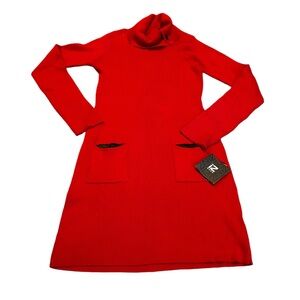 IZ BYER red sweater dress nwt